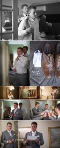 groom getting ready