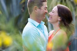 portrait of couple in gardens