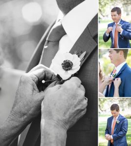 groom getting ready