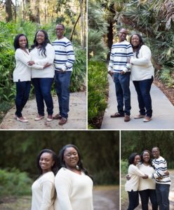 portraits of mother with her two children