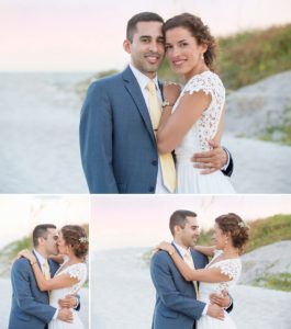 wedding couple on beach