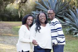 family portrait at Kanapaha Botanical Gardens