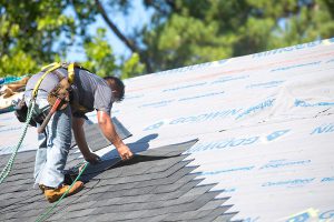 roofer working on roof