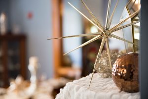 Holiday decorations in local Bed and Breakfast