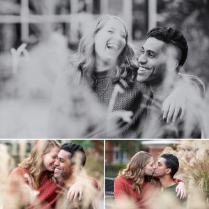 laughing couple on UF campus