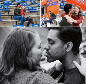 Engagement Session at UF stadium